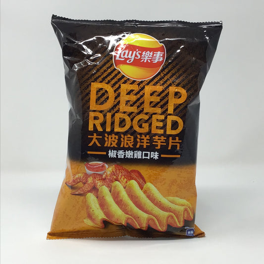 Lays Deep Ridged Pepper Chicken